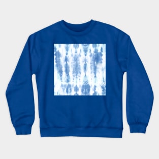 Blue Tie-Dye Pattern Crewneck Sweatshirt